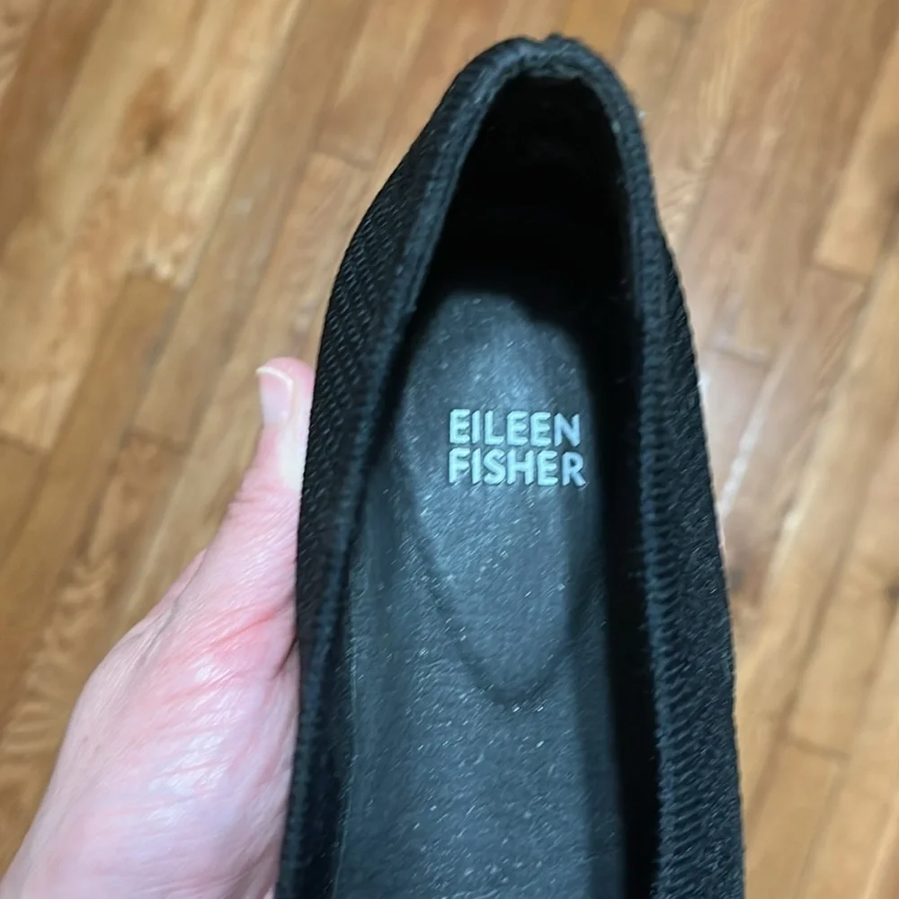 Eileen Fisher Heaven Stretch Knit Wedge Ballet Flat Sz 9.5